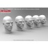 1/24 Bald Heads Set with Different Emotions #1