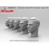 1/24 Character Heads Set with Different Emotions #1