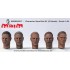 1/24 Character Heads Set with Different Emotions #1