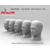 1/24 Bare Heads Set #4
