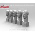 1/24 Character Heads Set with Different Emotions #2