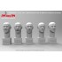 1/24 Bald Heads Set with Different Emotions #2