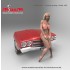 1/24 Car Wash Girl Leaning Vol.5 (1 figure, 3D printed soft resin)