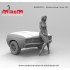 1/24 Car Wash Girl Leaning Vol.5 (1 figure, 3D printed soft resin)