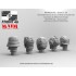 1/24 Schwabenland Army Infantry Head Set (5pcs)