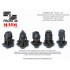 1/24 Schwabenland Army Infantry Head Set (5pcs)