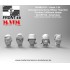 1/24 Schwabenland Army Officer Head Set (5pcs)
