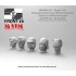 1/24 Schwabenland Army Officer Head Set (5pcs)