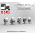 1/24 Schwabenland Army Officer Head Set (5pcs)