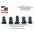 1/24 Schwabenland Army Tanker Head Set (5pcs)