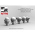 1/24 Schwabenland Army Tanker Head Set (5pcs)