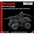 1/24 Postapocalyptic War Quad/Bike with Driver (3D printed) Resin Model Kit