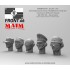 1/35 Schwabenland Army Pilot/Mecha Head Set - Front 46 (5pcs) 