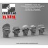 1/35 Schwabenland Army Tanker Head Set - Front 46 (5pcs)