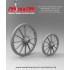 1/35 Old Wooden Cartwheels (2pcs)