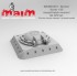 1/35, 1/48, 1/72 Bunker w/Closed Hatch (40x40x15mm)