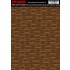 1/35 Dark Wood Flooring Texture Decals (self adhesive,24cm x 17cm)