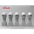 1/35 Character Heads Wearing Cap (5 Heads in different emotions)