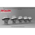 1/35 US Vietnam Boonie Hat Head Set with 5 Different Emotions (5 Heads, resin)