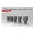 1/35 Headband Character Head Set with 5 Different Emotions (5 Heads, resin)