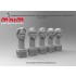 1/35 Headband Character Head Set with 5 Different Emotions (5 Heads, resin)