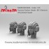 1/35 Russian Tanker Heads - From The 80?S Version (3 Heads)