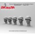 1/35 German Wehrmacht Heads with Stahlhelm (5pcs, resin)