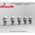 1/35 German Wehrmacht Heads with Stahlhelm (5pcs, resin)