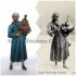 1/35 Arab Civilians - Woman & Drink Vendor (2 figures)