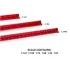 Aluminum Alloy Scale Ruler for Modellers (1/144, 1/100, 1/72, 1/48, 1/35, 1/24)