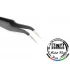 Anti-Static Curved Tweezer