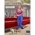1/24 Pin-Up Series - "A Short Stop" kit No.1 (1 Female Figure + 1 Dog)