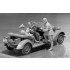 1/35 WWII German Military Men - "Where are the damned roads?" (1 Staff Car w/5 Figures)