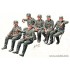 1/35 WWII German Infantry "Off to the Front" Vehicle Riders (6 Figures)