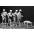 1/35 Modern US Infantrymen - Cordon and Search (4 figures + 1 dog)