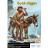 1/35 The Wild West Gold Fever - Gold-digger (1 figure and 1 mule)