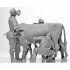 1/35 WWII German Infantry "Operation Milkman" (4 figures + 1 cow)