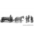 1/35 France 1944 (1 Trailer+6 Figures+2 Horses)