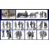 1/35 France 1944 (1 Trailer+6 Figures+2 Horses)