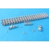1/35 PzKpfw.III, Pz.Kpfw.IV Solid Horned "V" type 1943-45 w/ perforation Metal Tracks (230 links, 460 pins)
