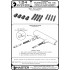1/24 Hawker Hurricane Mk.IIC Hispano Mk.I 20mm Cannons (w/Flat Recoil Springs)(4pcs)