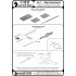 1/32 Douglas A-1 Skyraider 20mm Cannon Turned Barrels and Pitot Tube