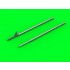 1/32 F4F-3 Wildcat Late - .50 Browning Gun Barrels with Round Holes & Pitot Tube (Two Options)