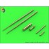 1/48 MiG-17A/P/F (Fresco A, B, C) - 37mm and 23mm Gun Barrels Set & Pitot Tubes