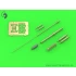1/48 Boeing AH-64 Apache M230 Chain Gun Barrel (30mm), Pitot Tubes and Tail Antenna