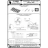 1/48 Curtiss P-40 E-N Detail Set - Browning .50 Blast Tubes, Gunsight and Pitot Tube