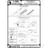 1/48 F-5 E/F Tiger II "Freedom Fighter" (Shark Nose) Pitot Tube & 20mm Gun Barrels