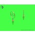 1/48 PZL P11c wz. 33 Machine Gun Barrels, Gunsight and Venturi Tube