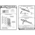 1/48 WWI German Machine Gun Spandau LMG 08/15 (2pcs) with Long Charging Handle Guns
