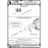 1/48 SEPECAT Jaguar GR.1 Early Pitot Tube with Resin Adaptor and AOA Probe for Airfix Kit